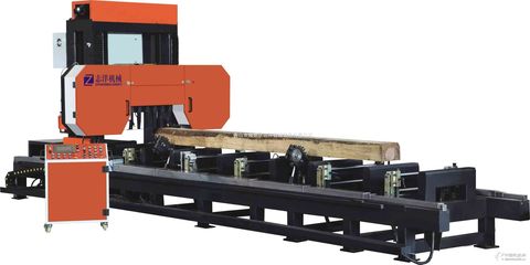 臥式龍門鋸與臥式龍門翻轉跑鋸MJR700*600 現代木工與建筑機械的高效利器